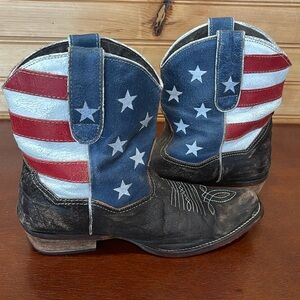 Roper Stars & Strips vintage women’s boots Sz 8
